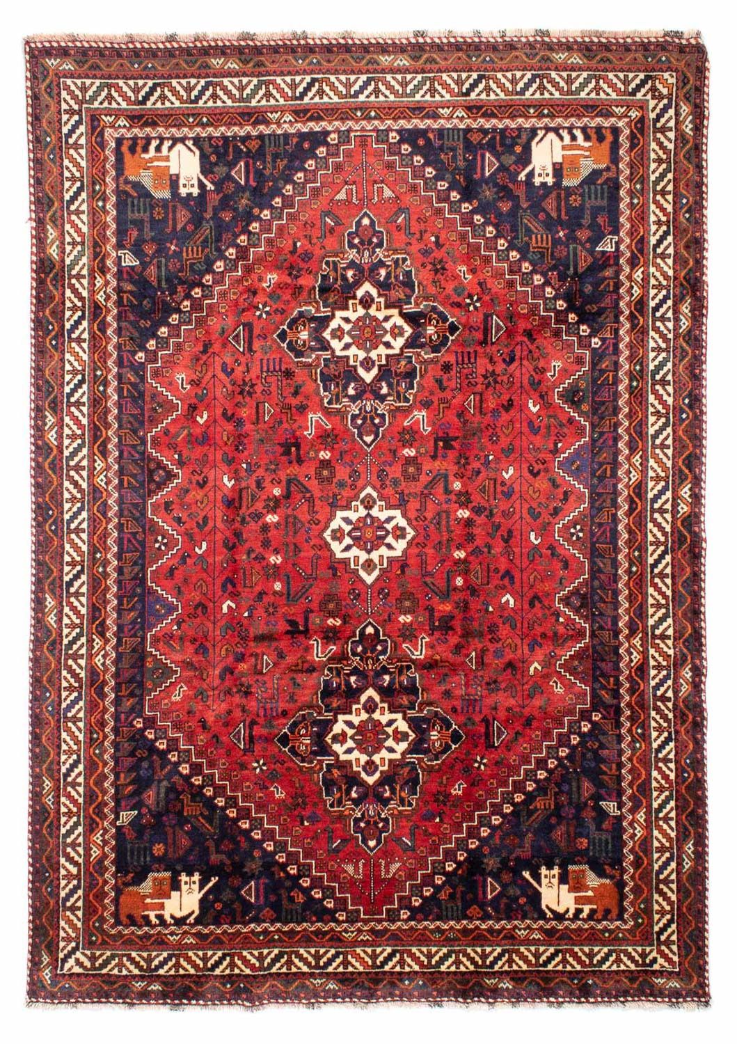 Persisk tæppe - Nomadisk - 318 x 230 cm - rød