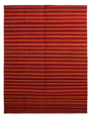Kelim Carpet - Splash - 447 x 346 cm - flerfarvet