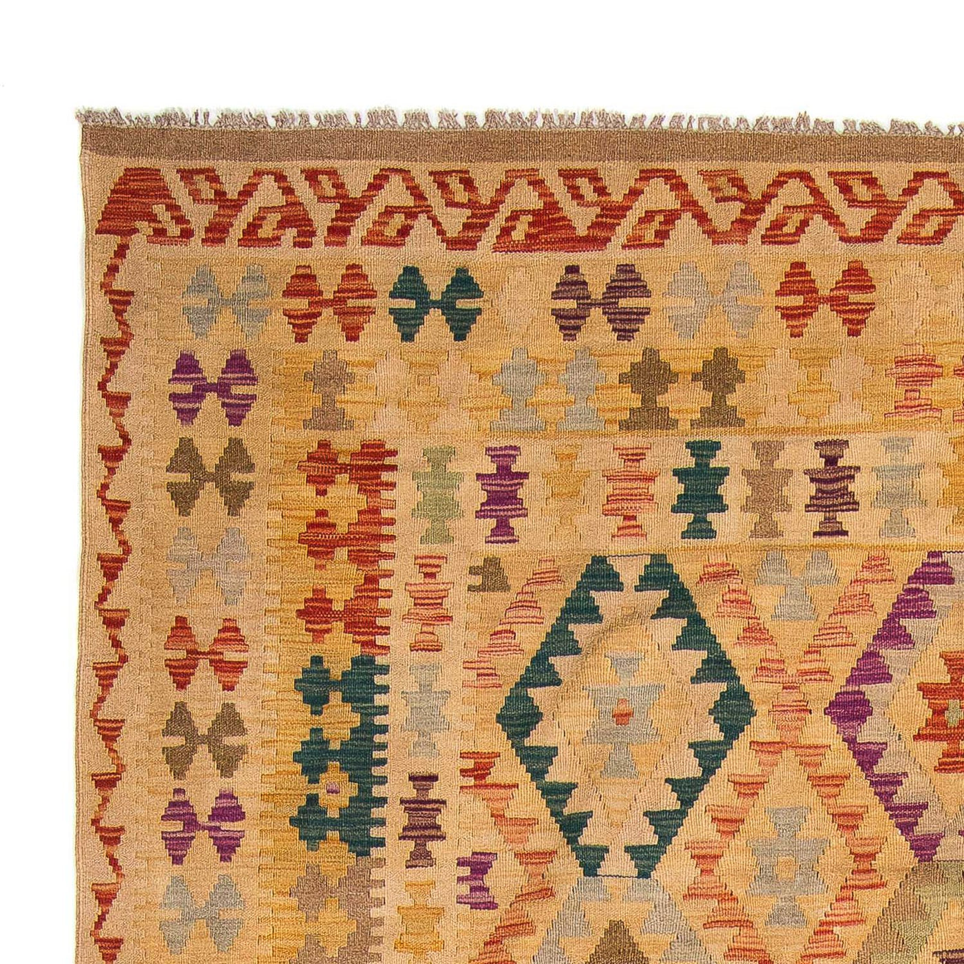 Kilim Maimana Tæppe 295x196cm - Uldtæppe