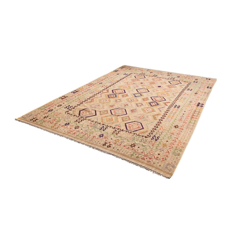 Kelim Carpet - Splash - 290 x 200 cm - lys brun