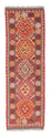 Løber Kelim Carpet - Splash - 183 x 58 cm - rød