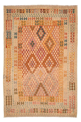 Kelim Carpet - Splash - 299 x 203 cm - flerfarvet