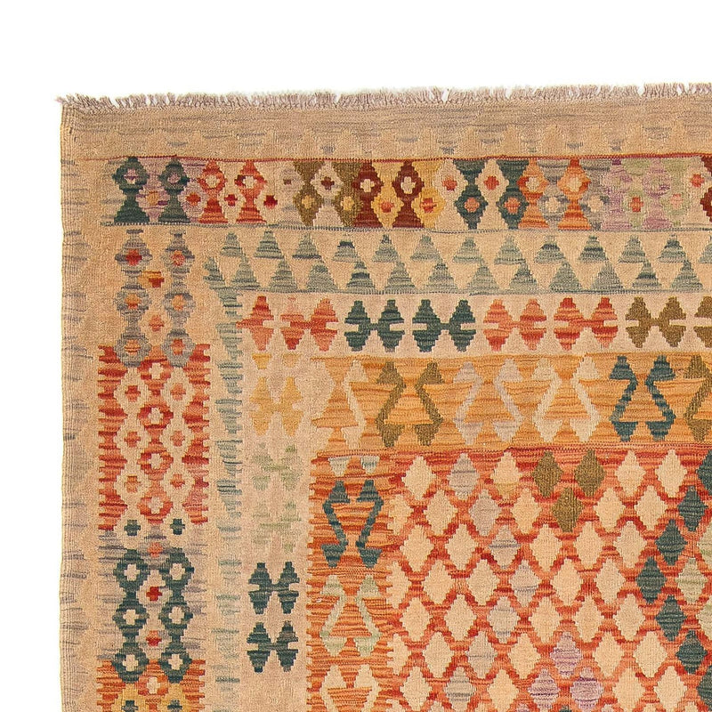 Kelim Carpet - Splash - 299 x 203 cm - flerfarvet