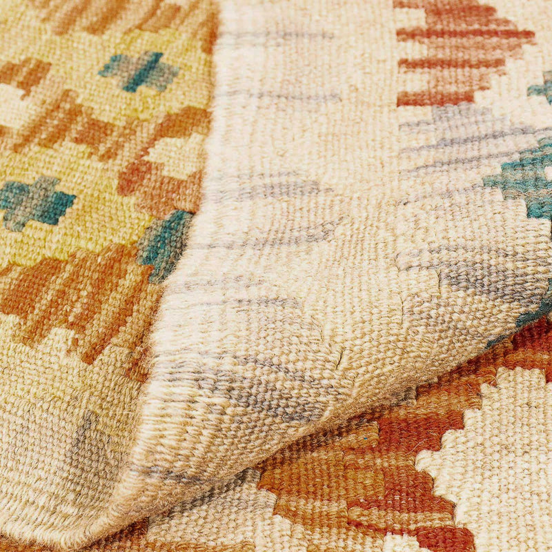 Kelim Carpet - Splash - 299 x 203 cm - flerfarvet
