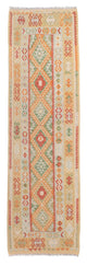 Kilim Maimana Tæppe 287x83cm - Uldtæppe