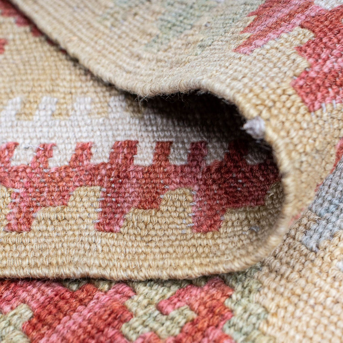 Løber Kelim Carpet - Splash - 287 x 83 cm - flerfarvet