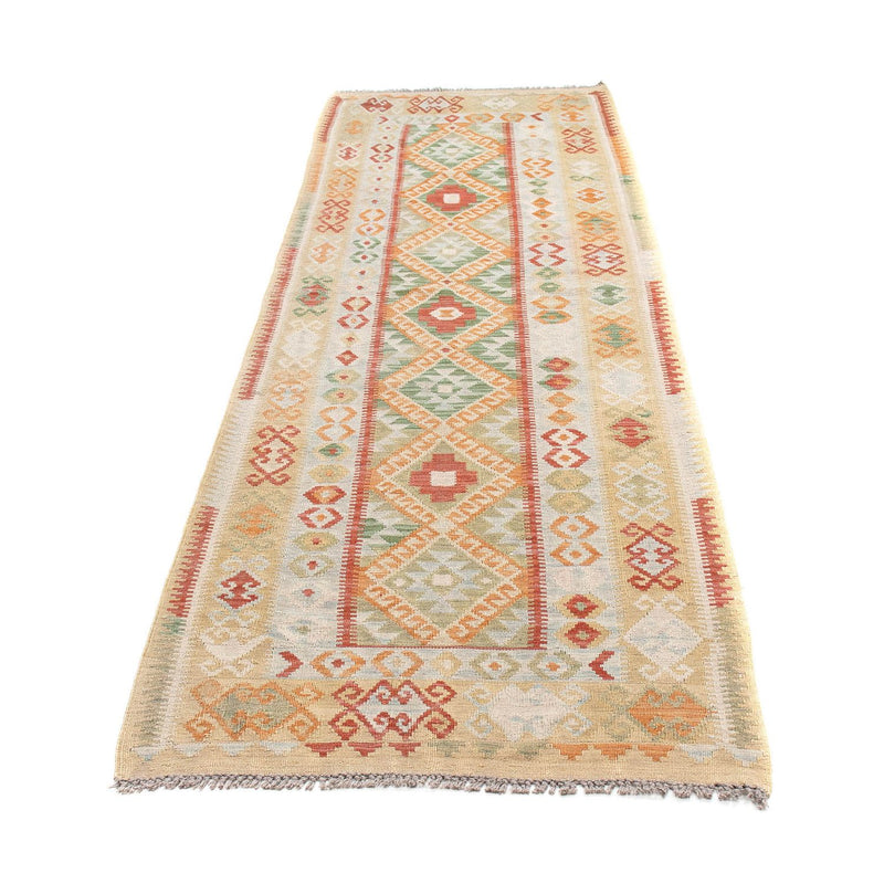 Løber Kelim Carpet - Splash - 287 x 83 cm - flerfarvet