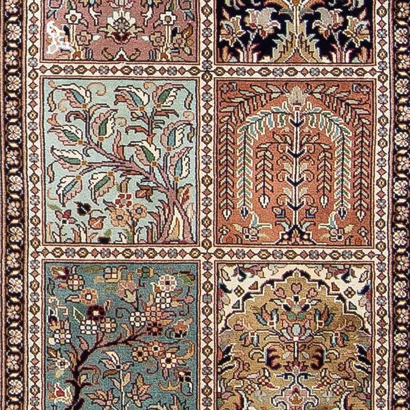Løber Silketæppe - Kashmir Silk - 302 x 74 cm - flerfarvet