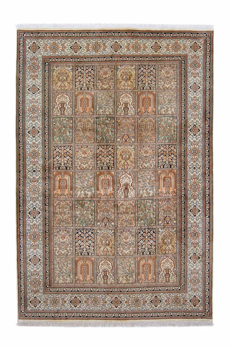 Silketæppe - Kashmir Silk - 260 x 172 cm - flerfarvet