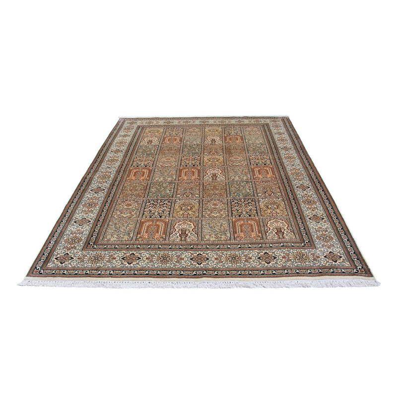 Silketæppe - Kashmir Silk - 260 x 172 cm - flerfarvet