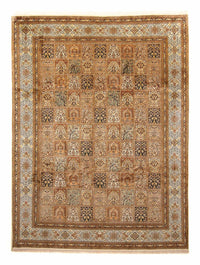 Silketæppe - Kashmir Silk - 325 x 249 cm - brun