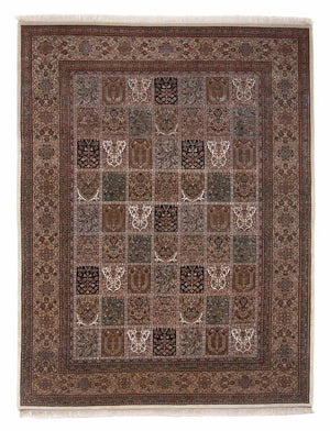 Persisk tæppe - Nomadisk - 345 x 256 cm - lys brun