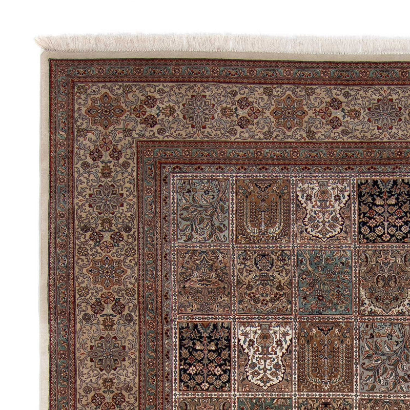 Persisk tæppe - Nomadisk - 345 x 256 cm - lys brun