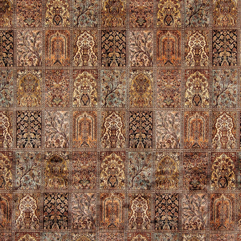 Silketæppe - Kashmir Silk - 332 x 248 cm - brun