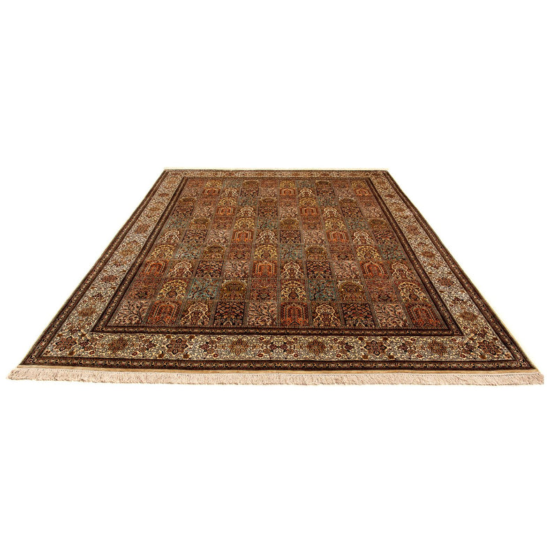 Silketæppe - Kashmir Silk - 332 x 248 cm - brun