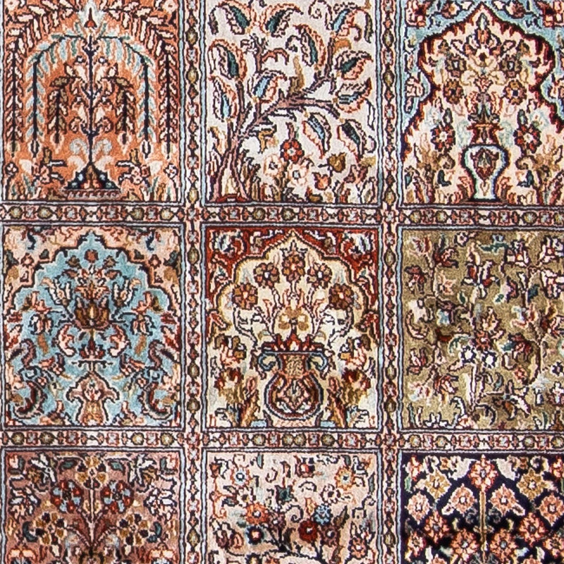 Løber Silketæppe - Kashmir Silk - 227 x 79 cm - flerfarvet