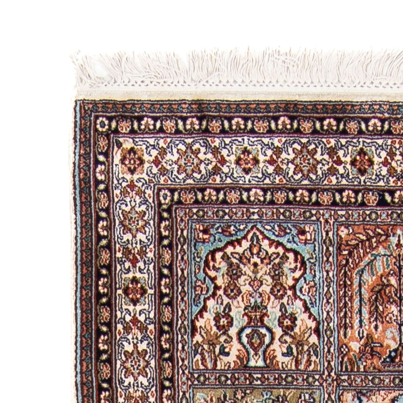 Kashmirsilke Tæppe 227x79cm - Orientalsk tæppe
