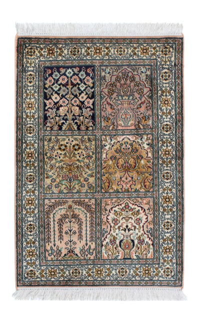 Kashmirsilke Tæppe 64x95cm - Orientalsk tæppe