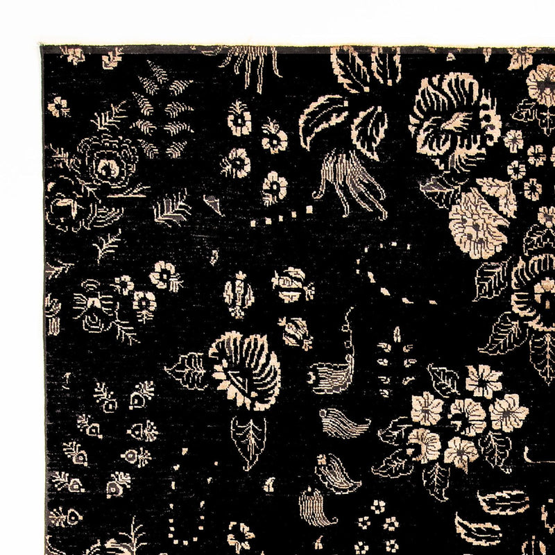 Designer tæppe - 301 x 212 cm - mørkeblå
