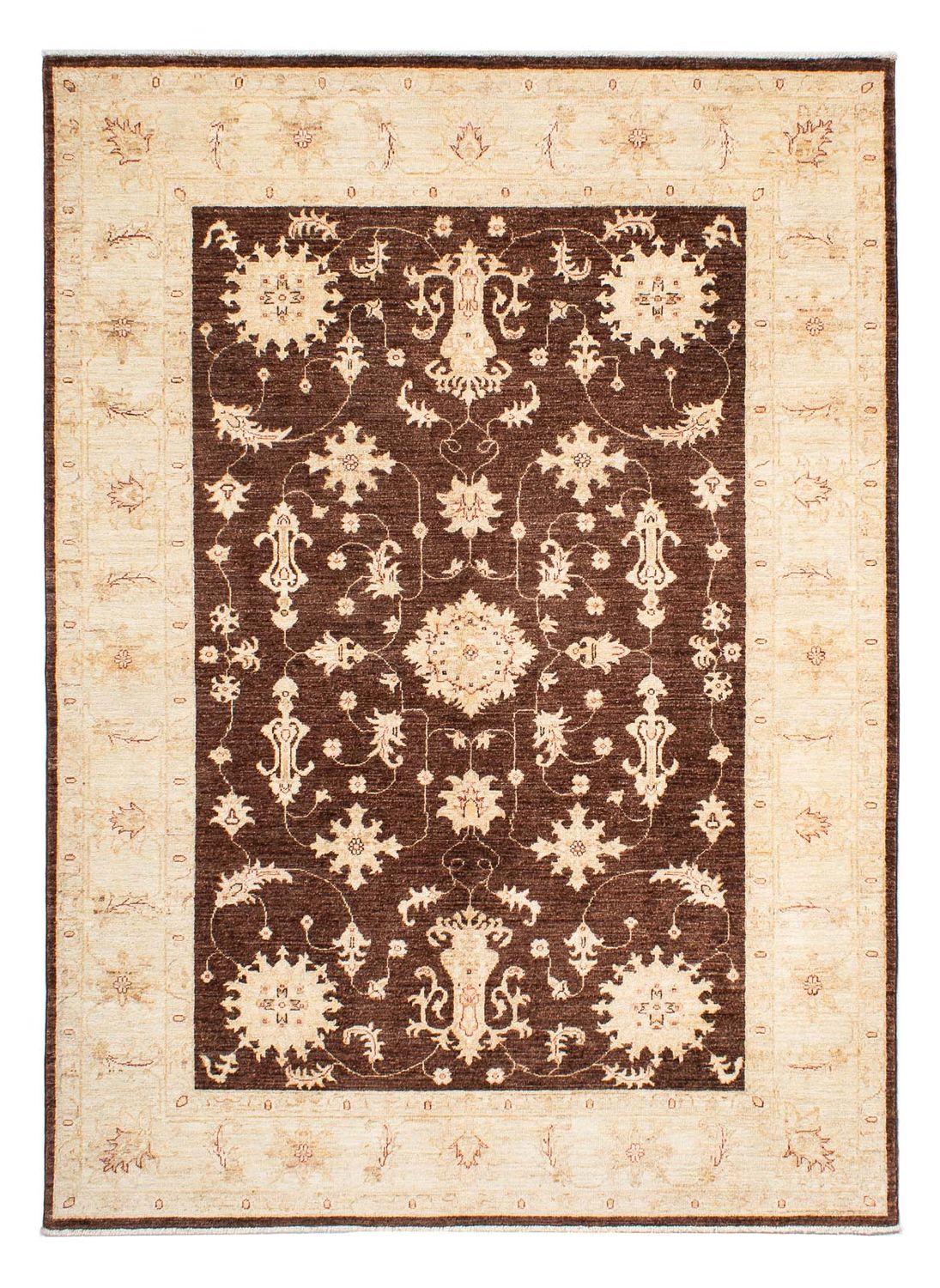 Persisk tæppe - Nomadisk - 233 x 167 cm - brun