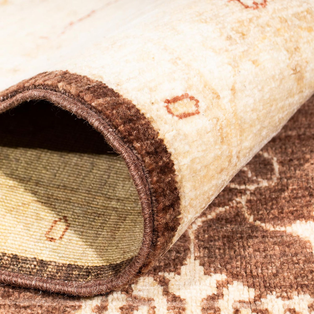 Persisk tæppe - Nomadisk - 233 x 167 cm - brun