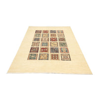 Gabbeh-tæppe - Indus - 211 x 143 cm - beige