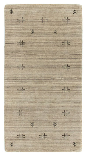 Gabbeh Tæppe - Loribaft Persisk - 140 x 70 cm - flerfarvet
