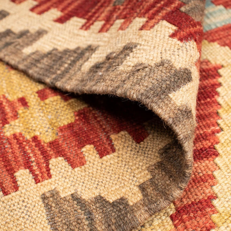 Kelim Carpet - Splash - 194 x 152 cm - flerfarvet