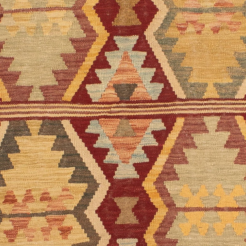 Kelim Carpet - Splash - 190 x 145 cm - flerfarvet