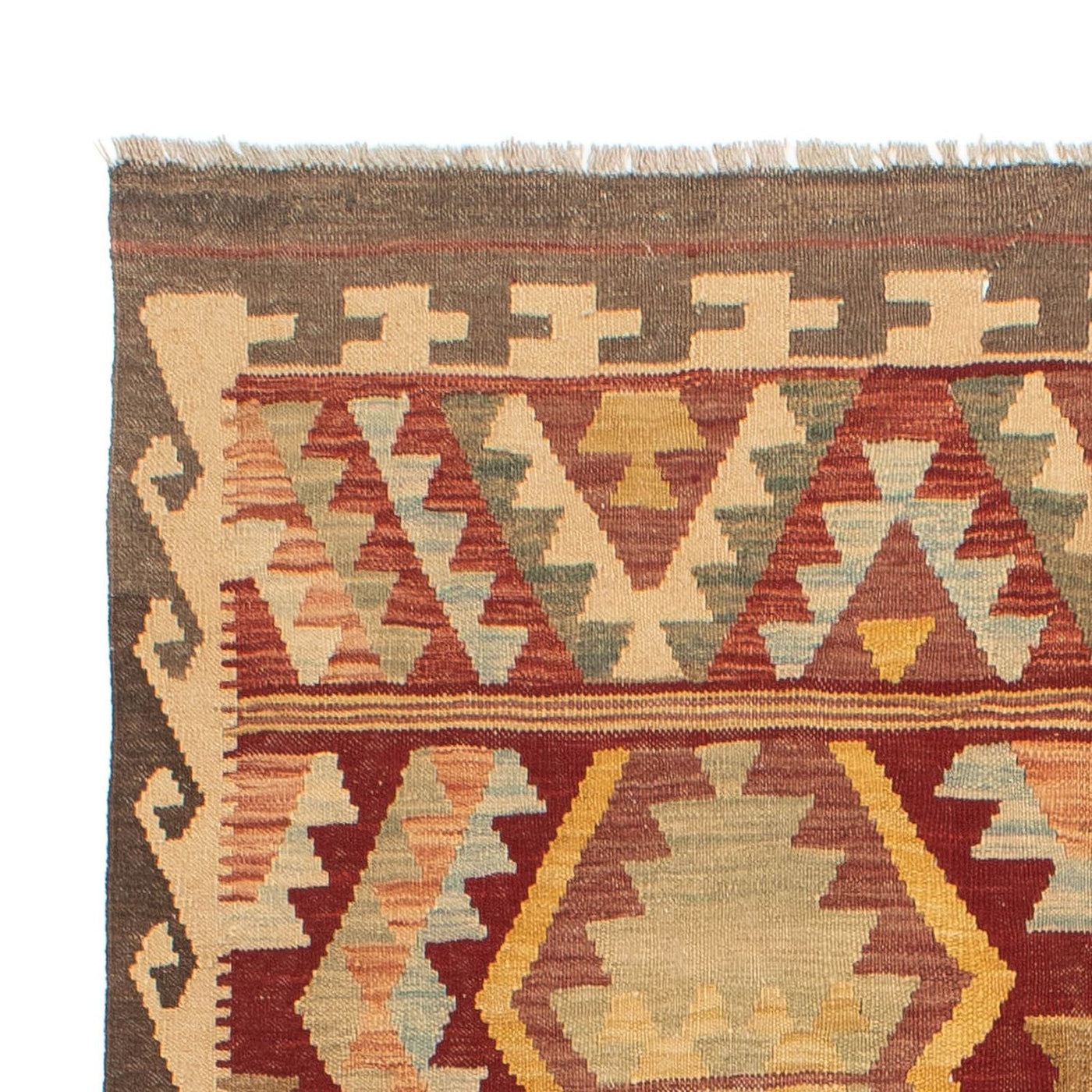 Kilim Maimana Tæppe 190x145cm - Uldtæppe