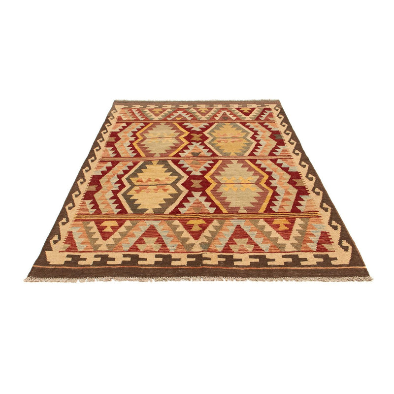 Kelim Carpet - Splash - 190 x 145 cm - flerfarvet