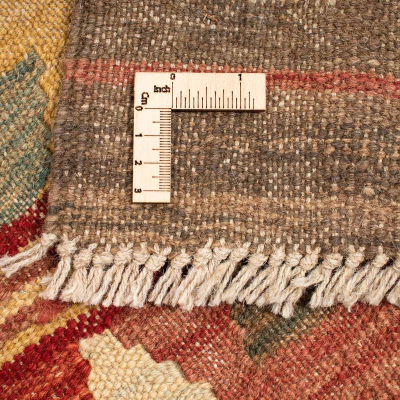 Kelim Carpet - Splash - 190 x 145 cm - flerfarvet
