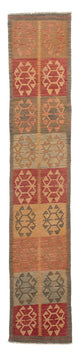 Kilim Maimana Tæppe 395x72cm - Uldtæppe