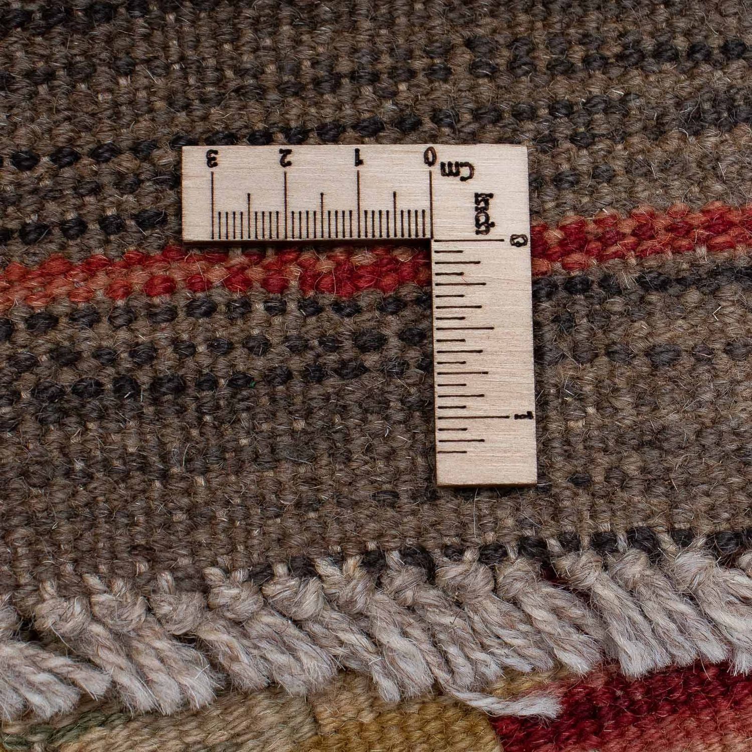 Løber Kelim Carpet - Splash - 389 x 77 cm - flerfarvet