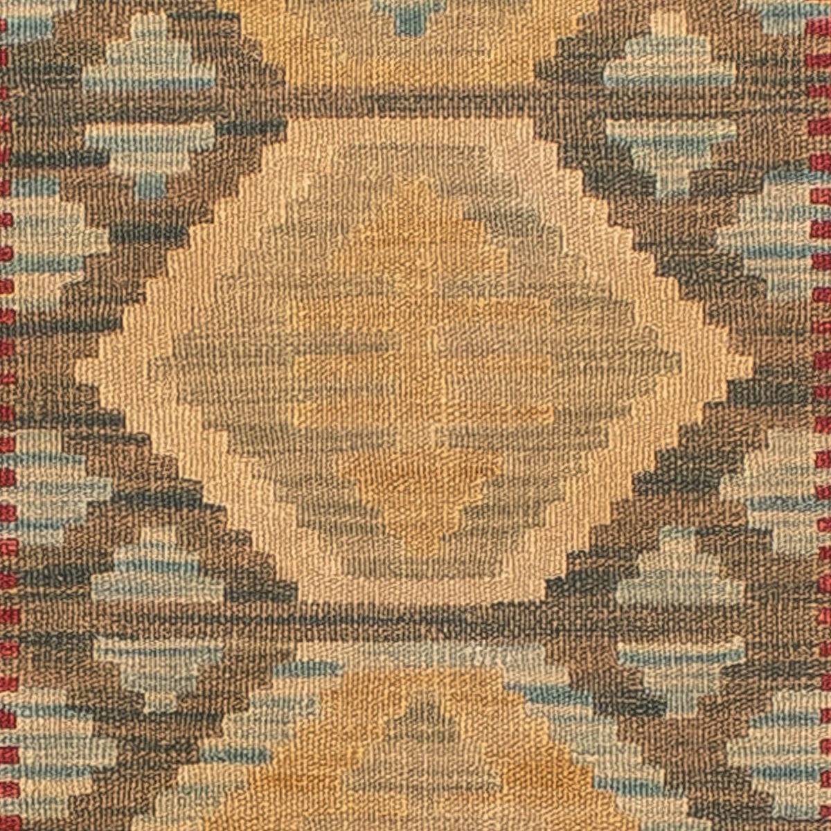Løber Kelim Carpet - Splash - 295 x 76 cm - flerfarvet