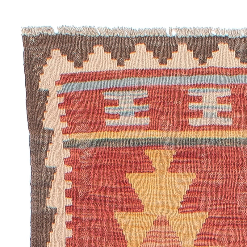 Løber Kelim Carpet - Splash - 296 x 74 cm - flerfarvet