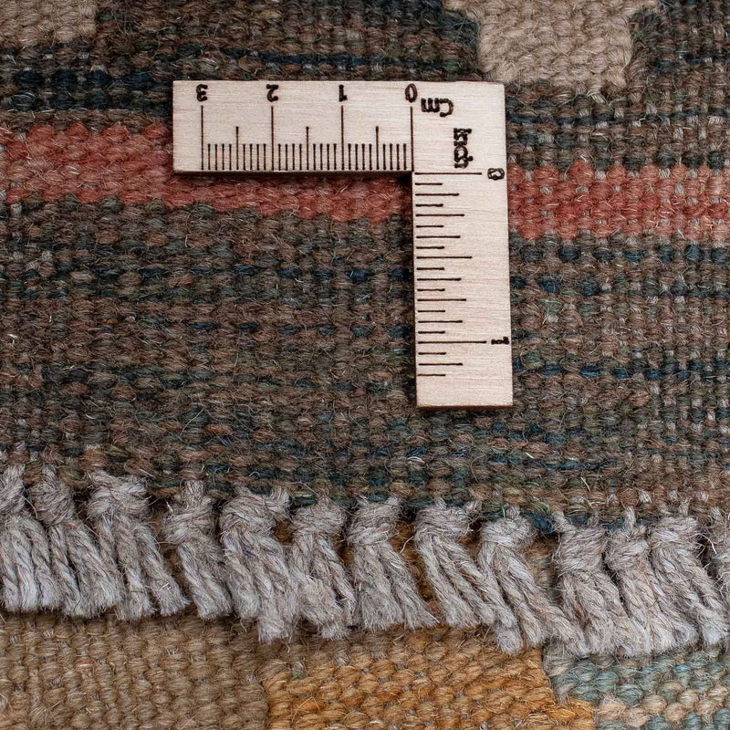 Løber Kelim Carpet - Splash - 392 x 73 cm - flerfarvet