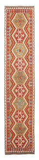 Kilim Maimana Tæppe 393x77cm - Uldtæppe