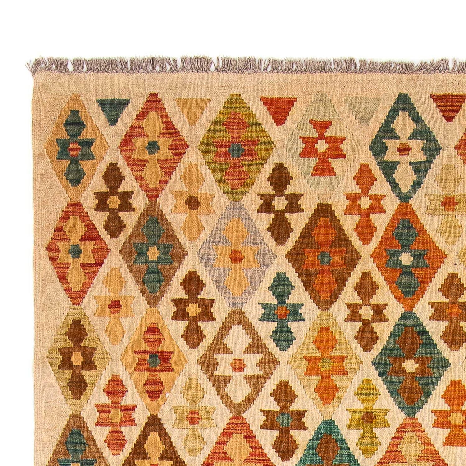 Kelim Carpet - Splash - 293 x 200 cm - flerfarvet