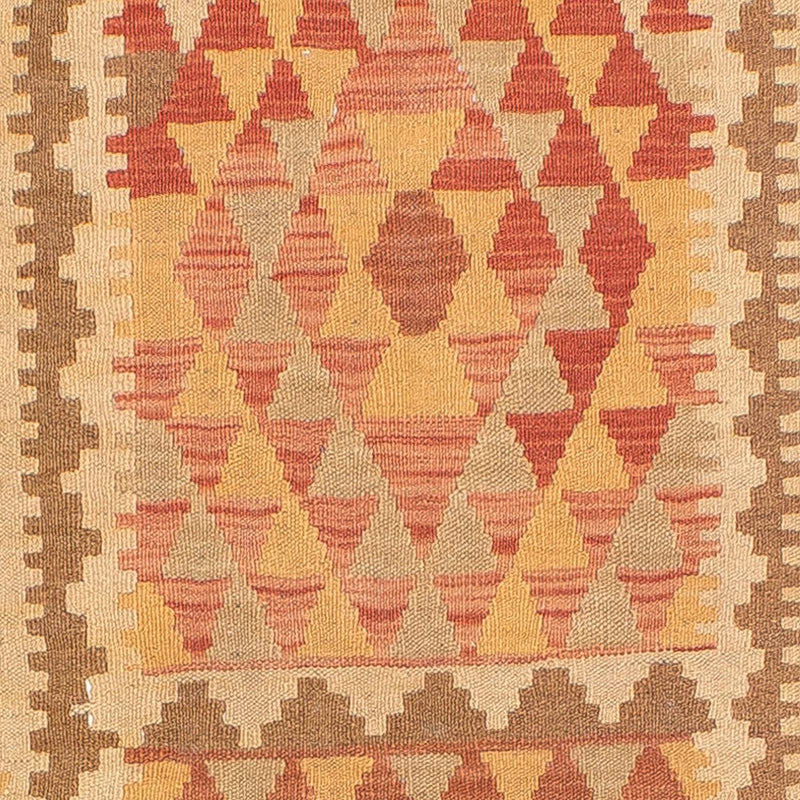 Løber Kelim Carpet - Splash - 405 x 85 cm - flerfarvet