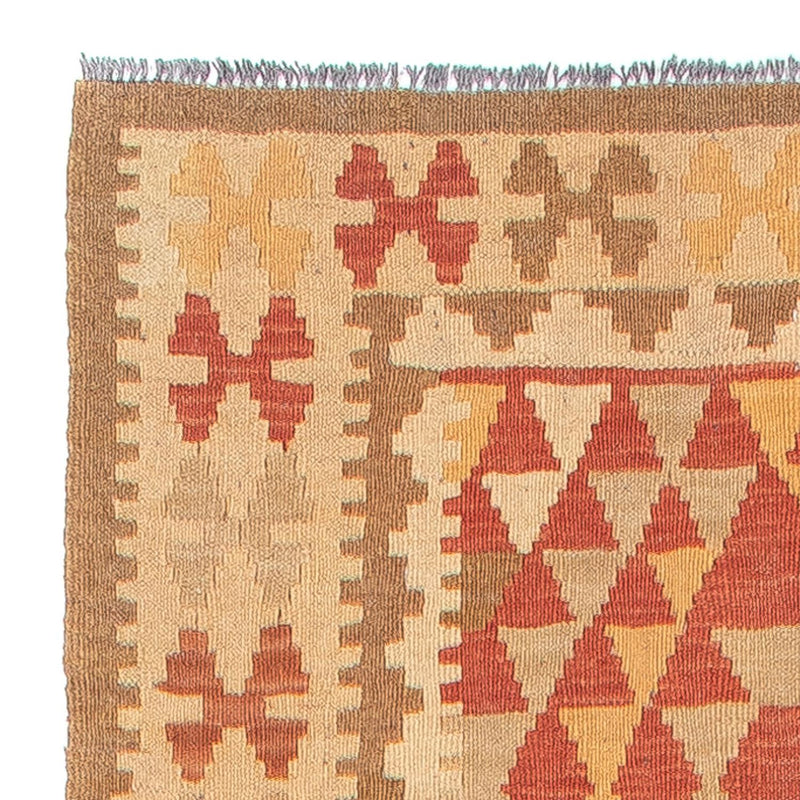 Løber Kelim Carpet - Splash - 405 x 85 cm - flerfarvet
