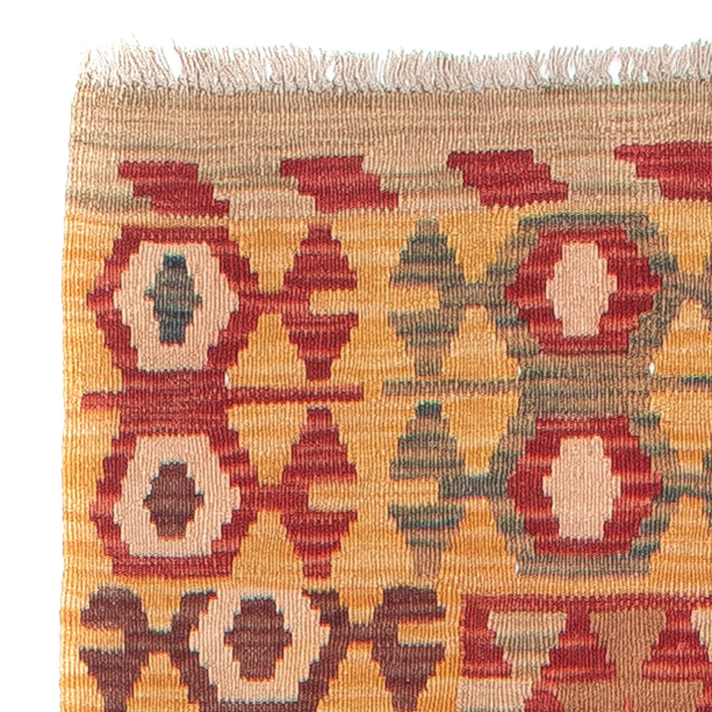 Kilim Maimana Tæppe 394x70cm - Uldtæppe