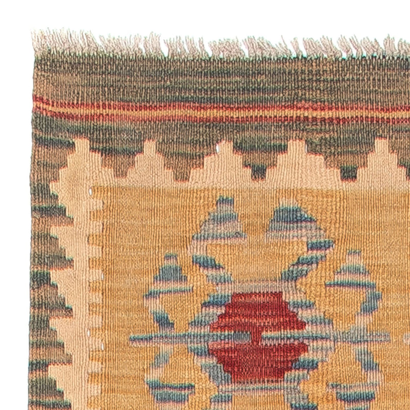 Løber Kelim Carpet - Splash - 407 x 76 cm - flerfarvet