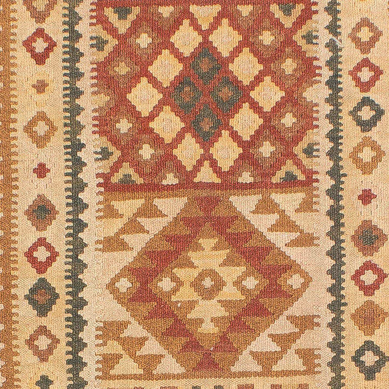 Løber Kelim Carpet - Splash - 371 x 88 cm - flerfarvet
