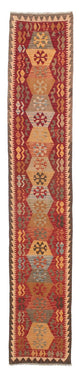 Kilim Maimana Tæppe 389x76cm - Uldtæppe