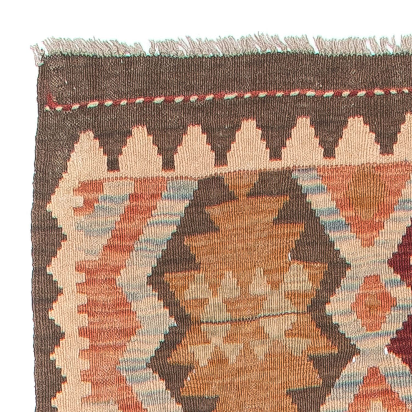 Kilim Maimana Tæppe 387x70cm - Uldtæppe