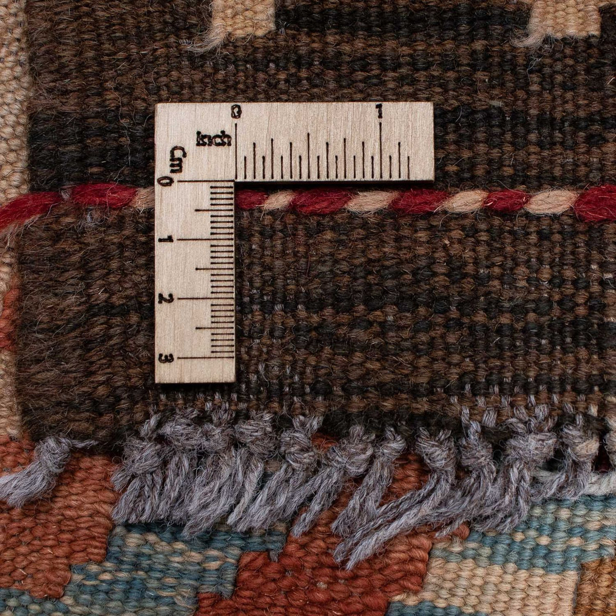 Løber Kelim Carpet - Splash - 387 x 70 cm - flerfarvet