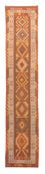 Løber Kelim Carpet - Splash - 435 x 86 cm - flerfarvet