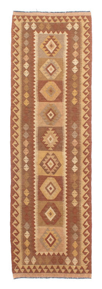 Løber Kelim Carpet - Splash - 284 x 79 cm - flerfarvet