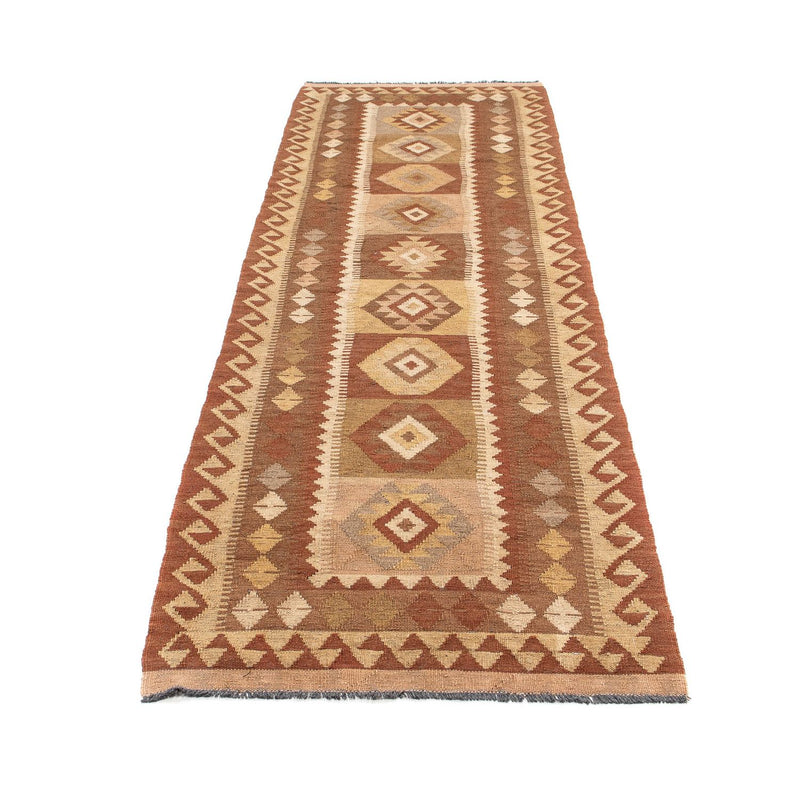 Løber Kelim Carpet - Splash - 284 x 79 cm - flerfarvet